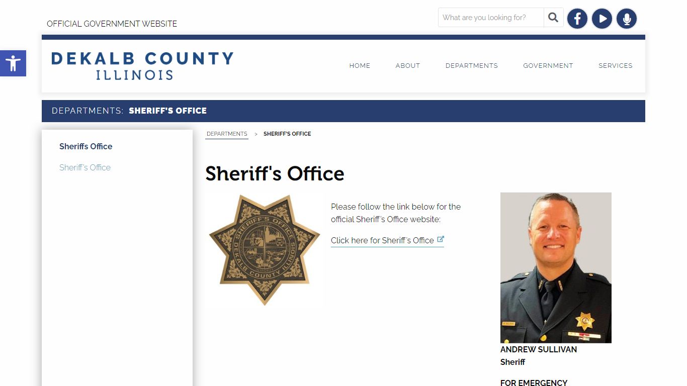 Sheriff's Office - DeKalb County, Illinois